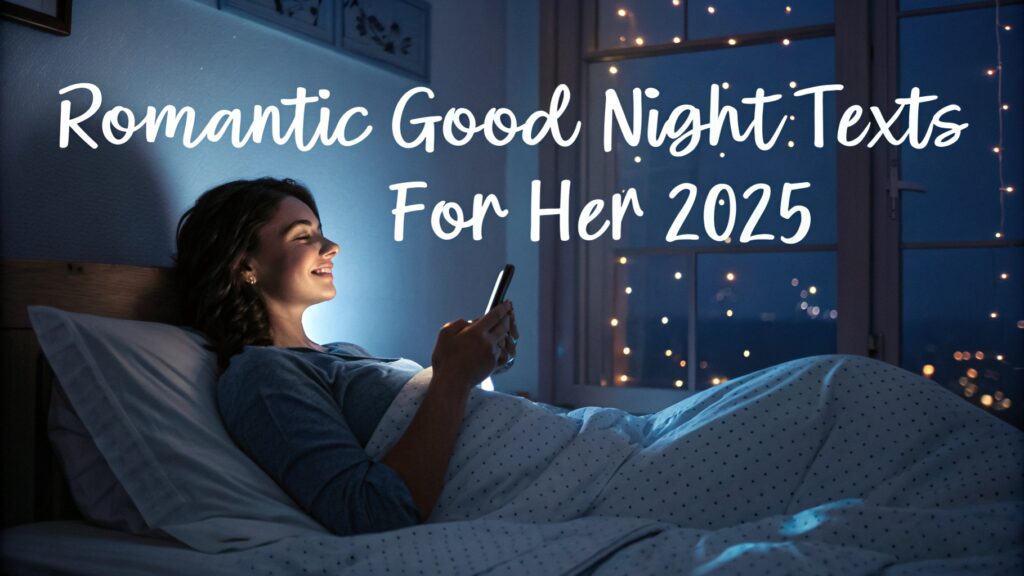 Romantic Good Night Texts For Her 2025