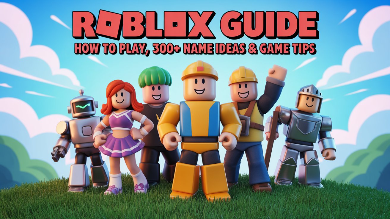 Roblox Guide: How to Play, 300+ Name Ideas & Game Tips
