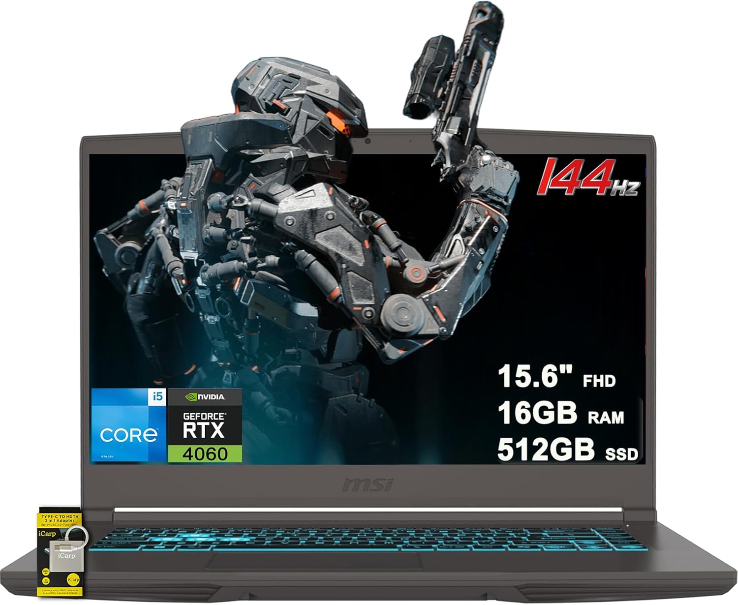 MSI Thin 15 Gaming Laptop 15.6