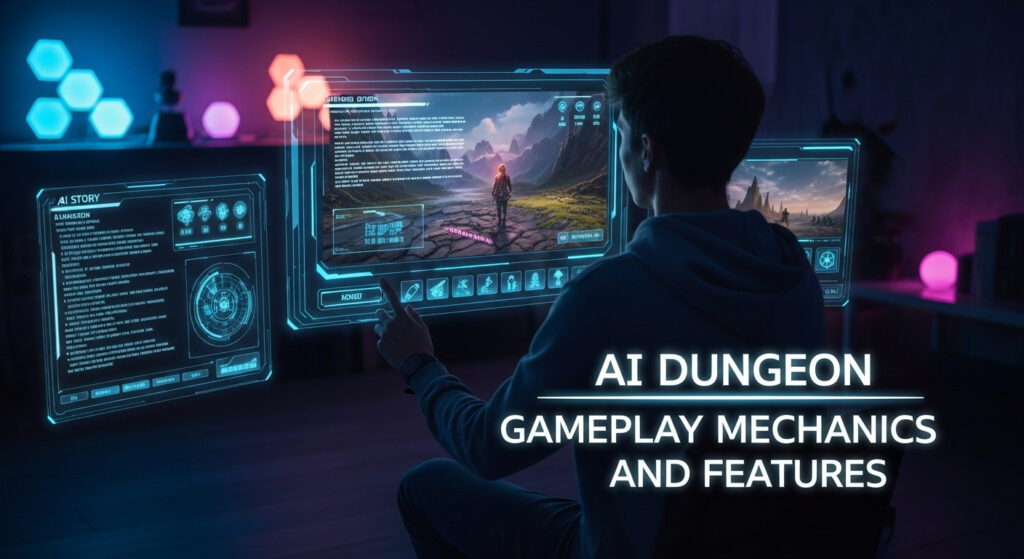 AI Dungeon Gameplay Mechanics and Features