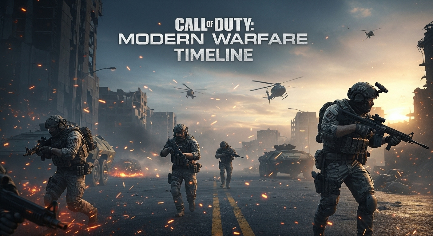 Call of Duty Modern Warfare Timeline
