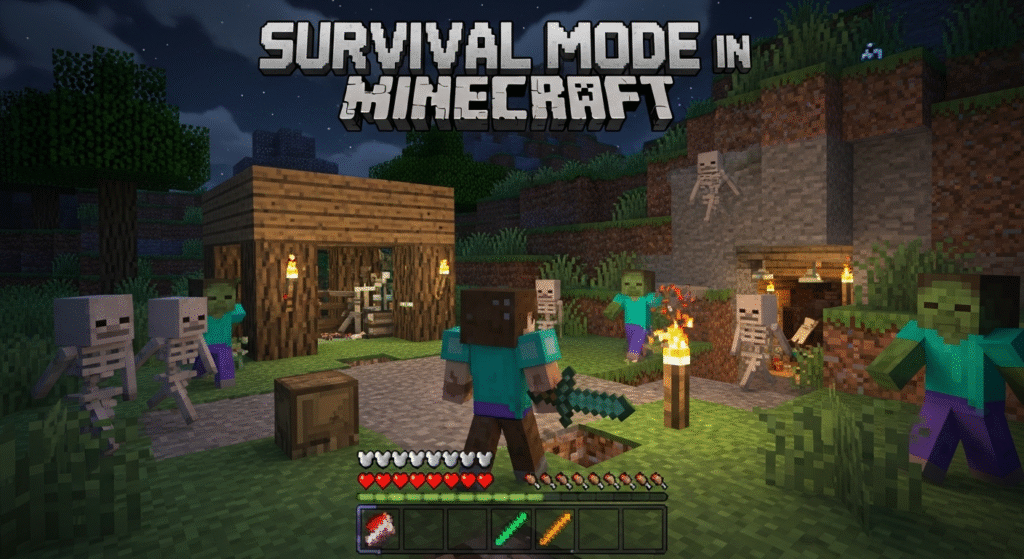 Survival Mode in Minecraft