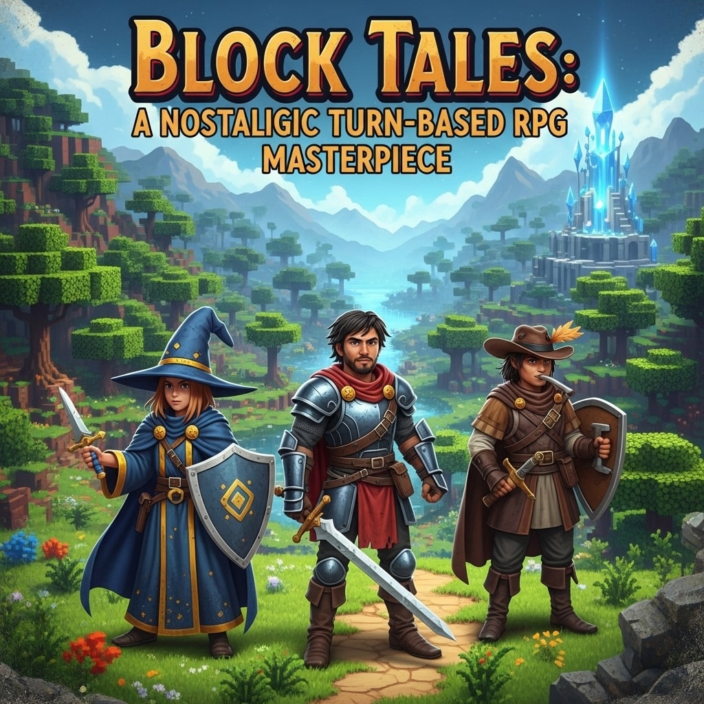 Block Tales: A Nostalgic Turn-Based RPG Masterpiece