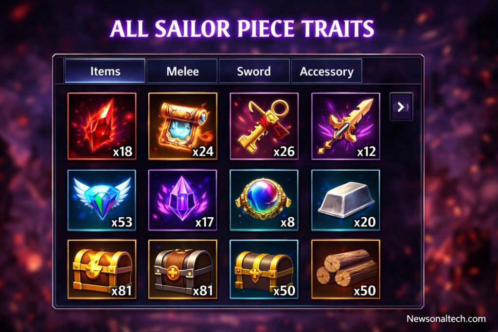 All Sailor Piece Traits 